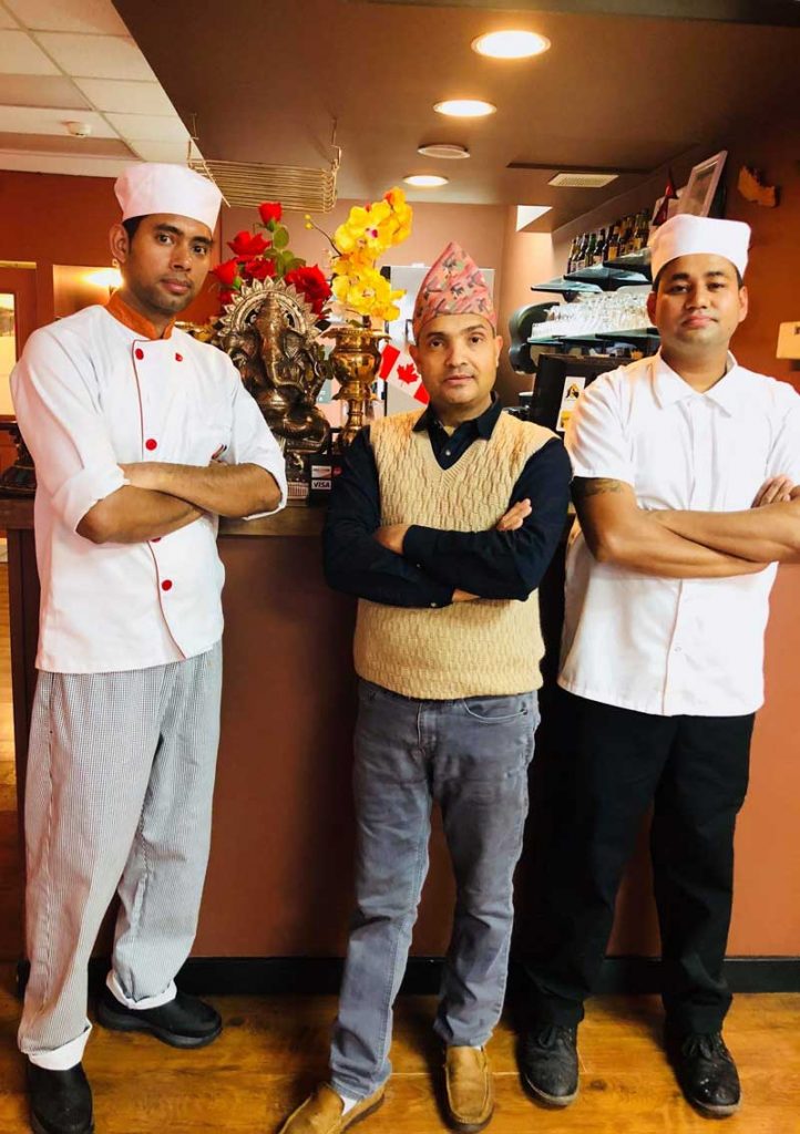 chefs at everest indian nepalese restaurant west kelowna bc